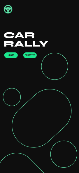 Car Rally dashboard, main overview