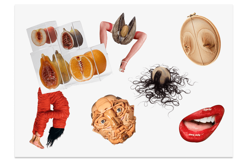 Provocative collage strategy