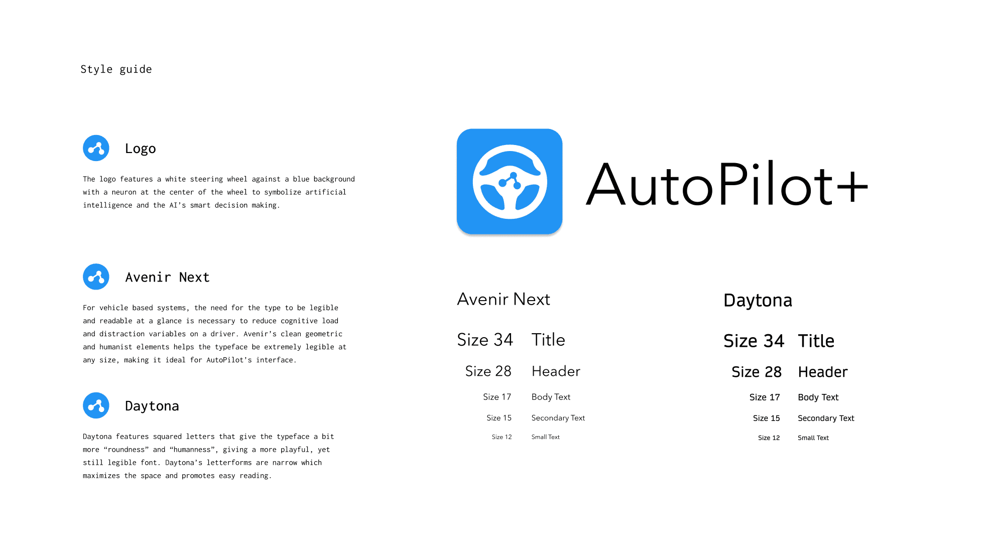 Copilot logo and type style guide